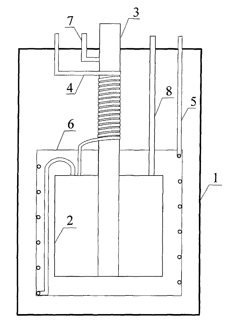 Double-coil pipe cold steam refrigerating low-loss liquid helium Dewar