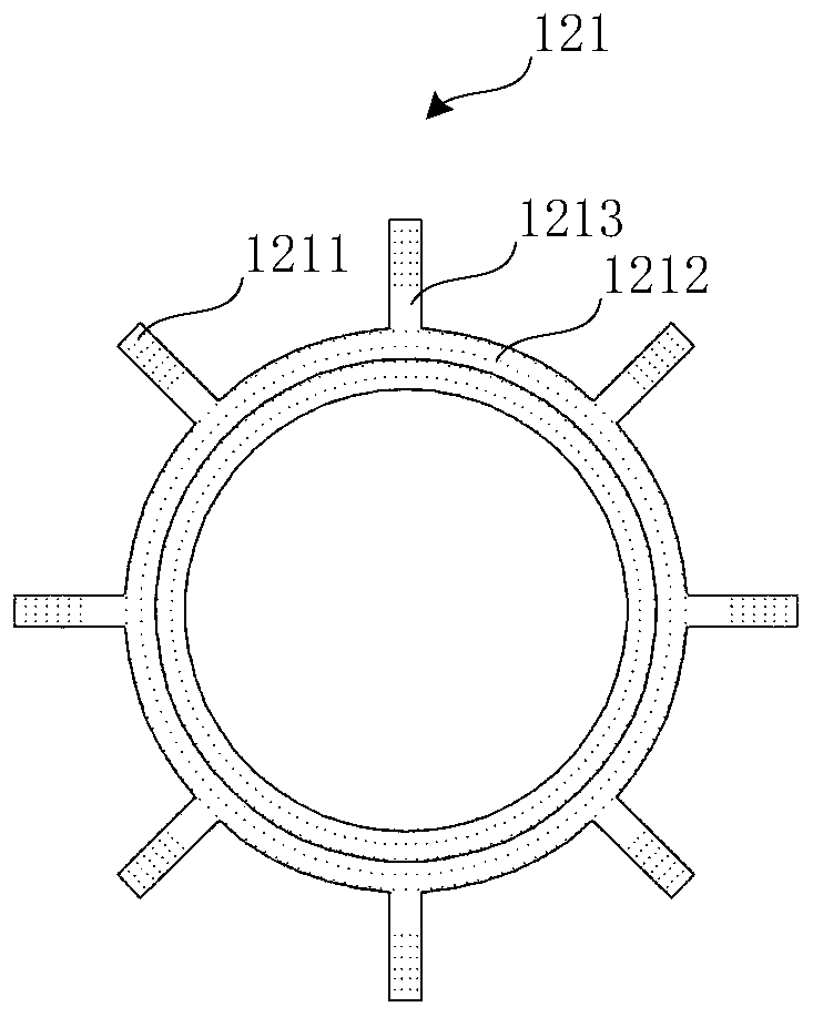 Reaction device and system and method for synthesizing acetic acid through methanol carbonylation