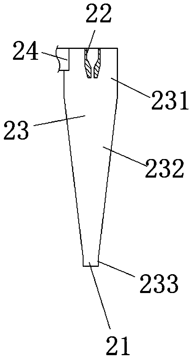 Main and auxiliary cavity coupling type self-adaptive cyclone centrifugal degassing method and device