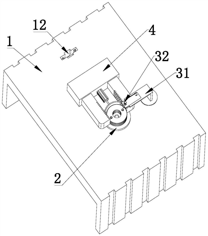 An automatic loading and unloading preset mechanism with a specific initial position of the tooth requiring hobbing