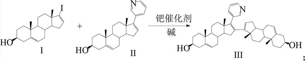 Preparation and detection method of abiraterone Acetate dimer compound