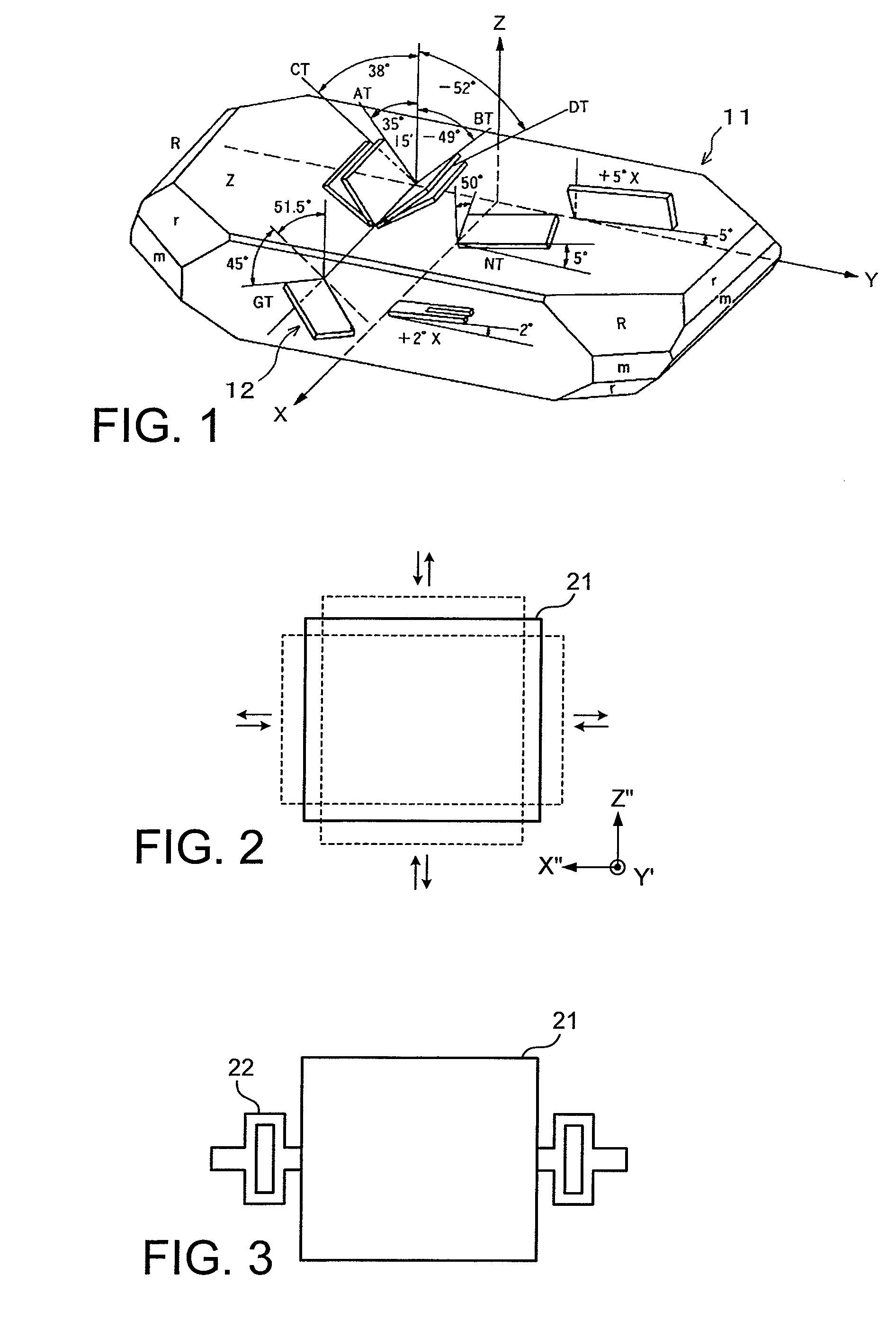 GT-cut quartz crystal resonator