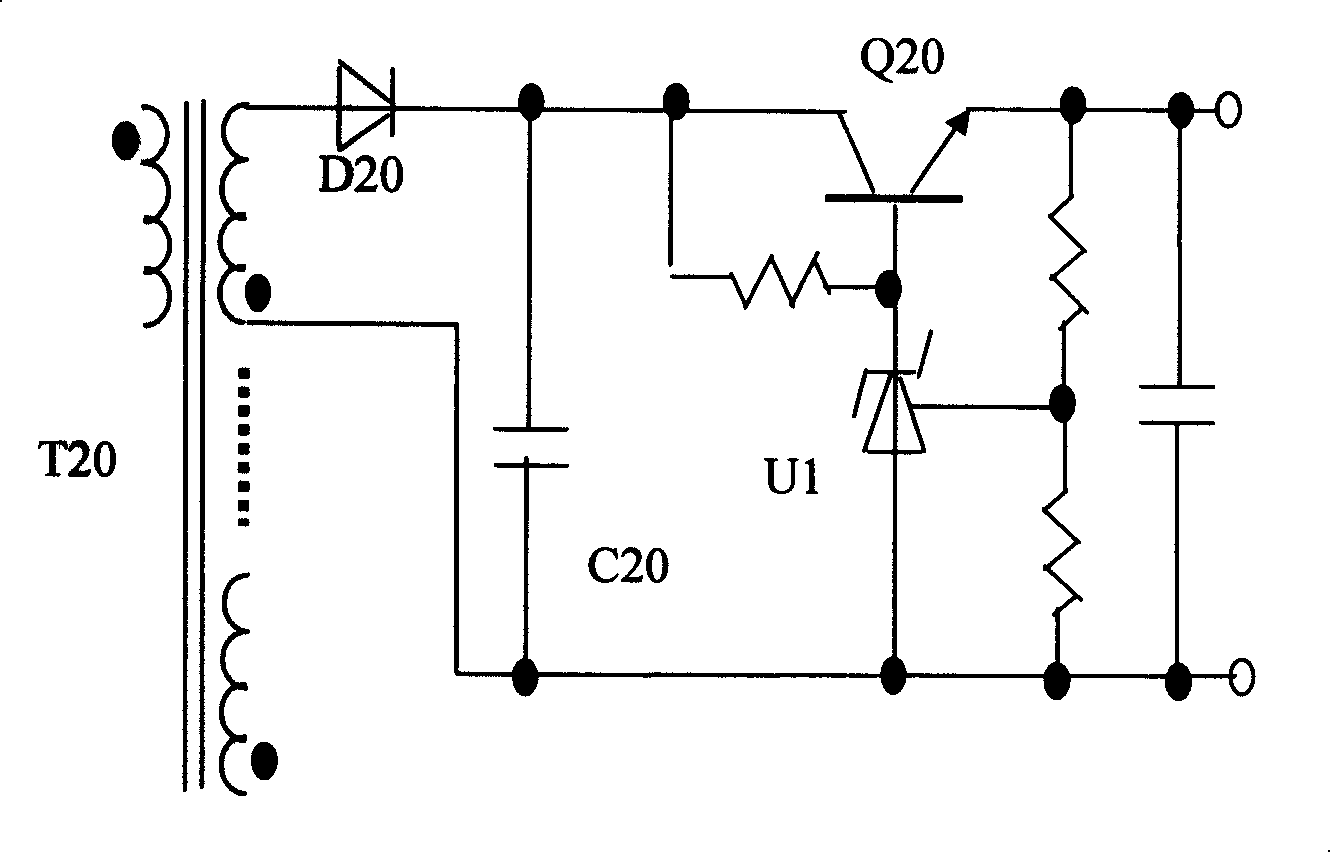 Multi-path output power supply