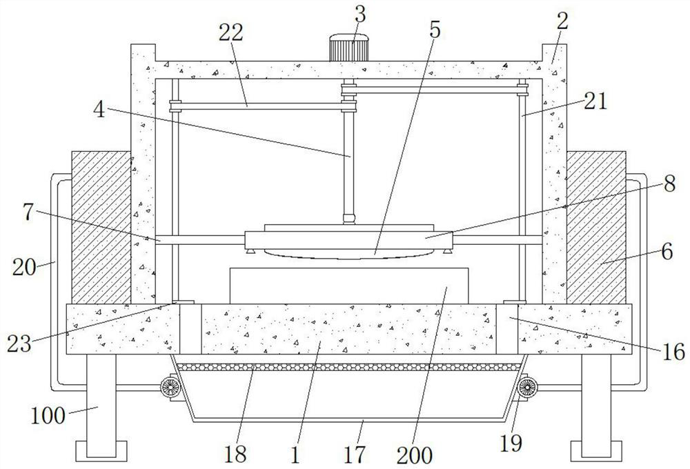 A temperature-controlled grinding machine with high polishing accuracy