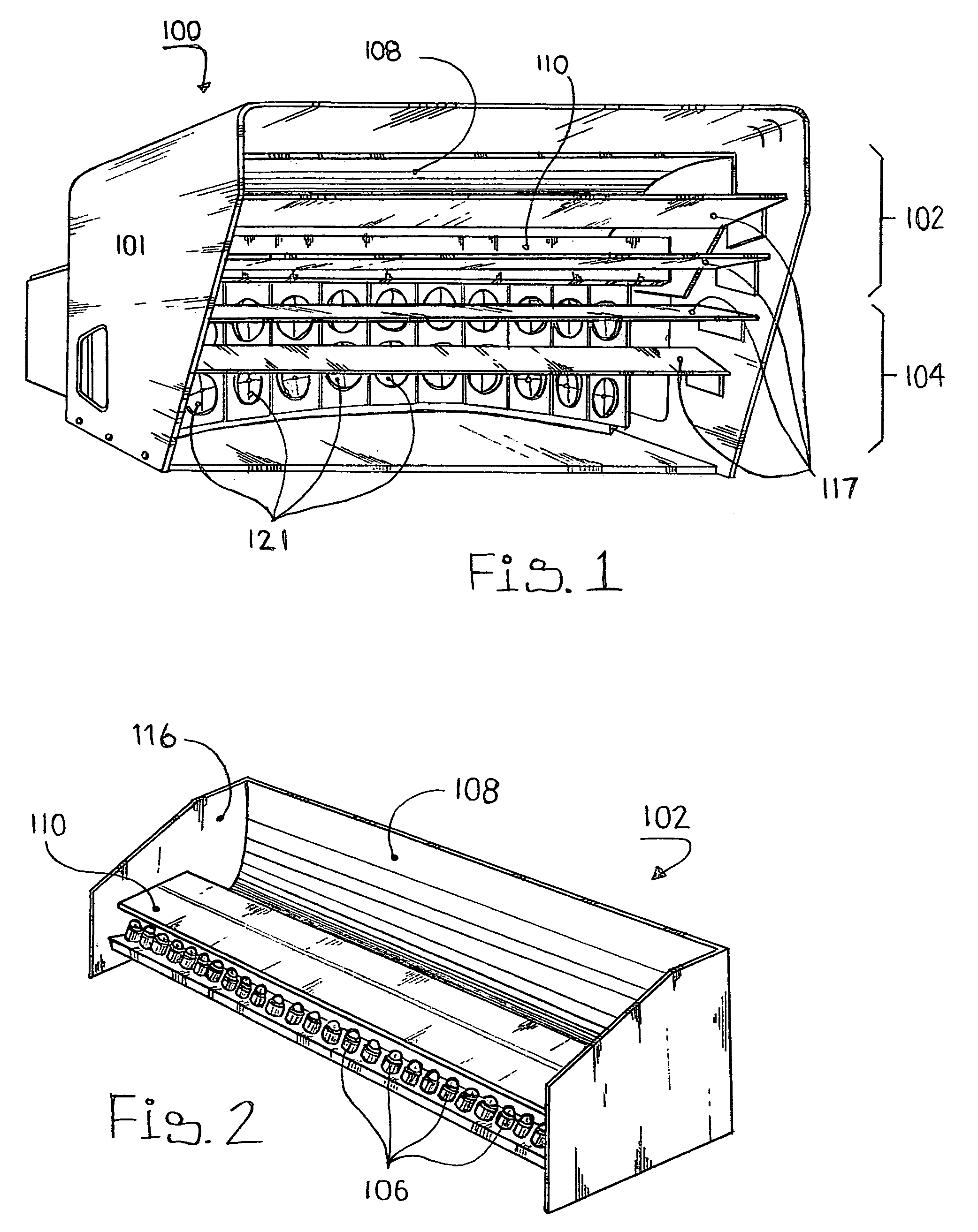 Lighting system and optical projection structure therefore