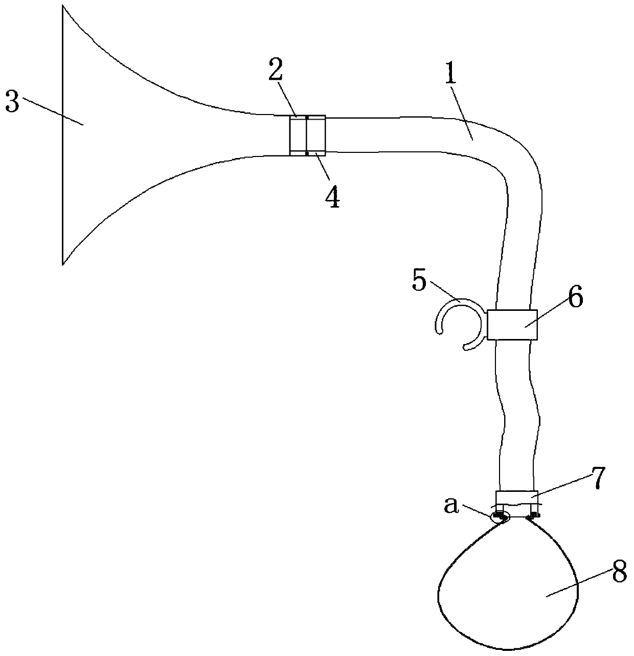 Novel auxiliary frame for digestive internal medicine examination