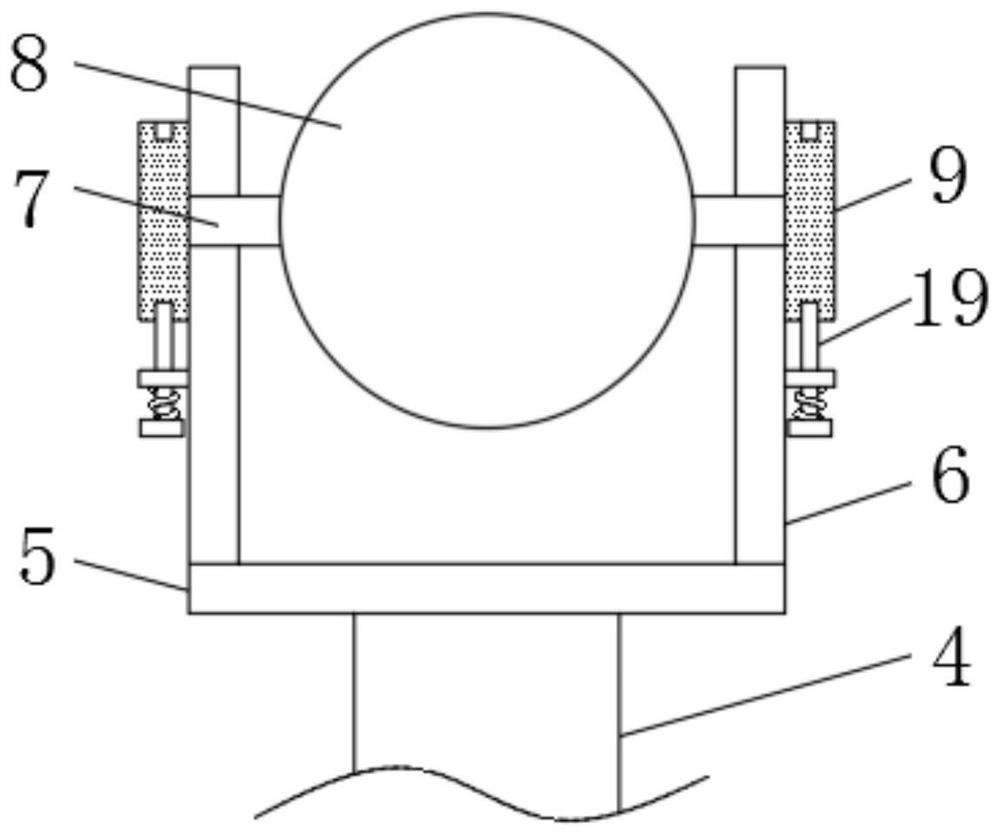 Environment-friendly wall surface grinding device for building construction and building construction method