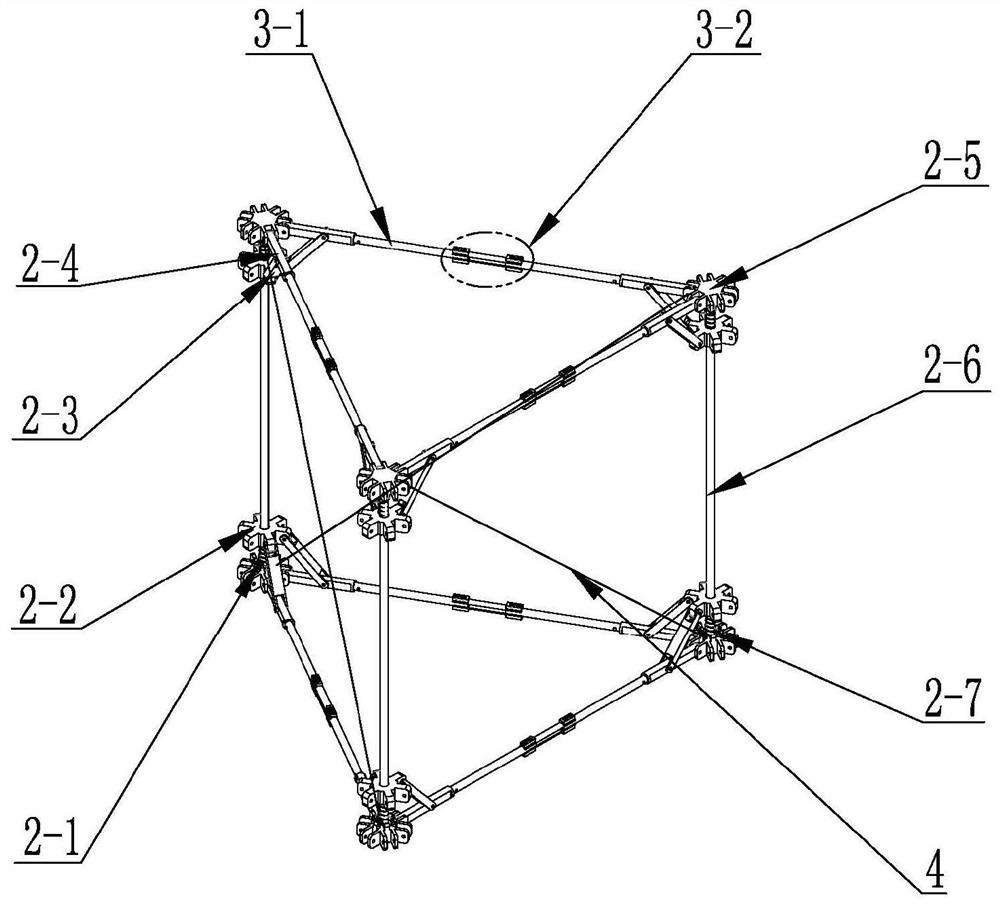 A triangular prism unit modular planar antenna deployable mechanism