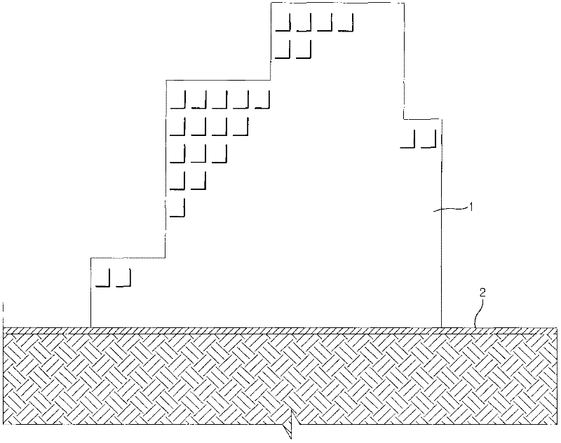 Construction method of cellar for building completed