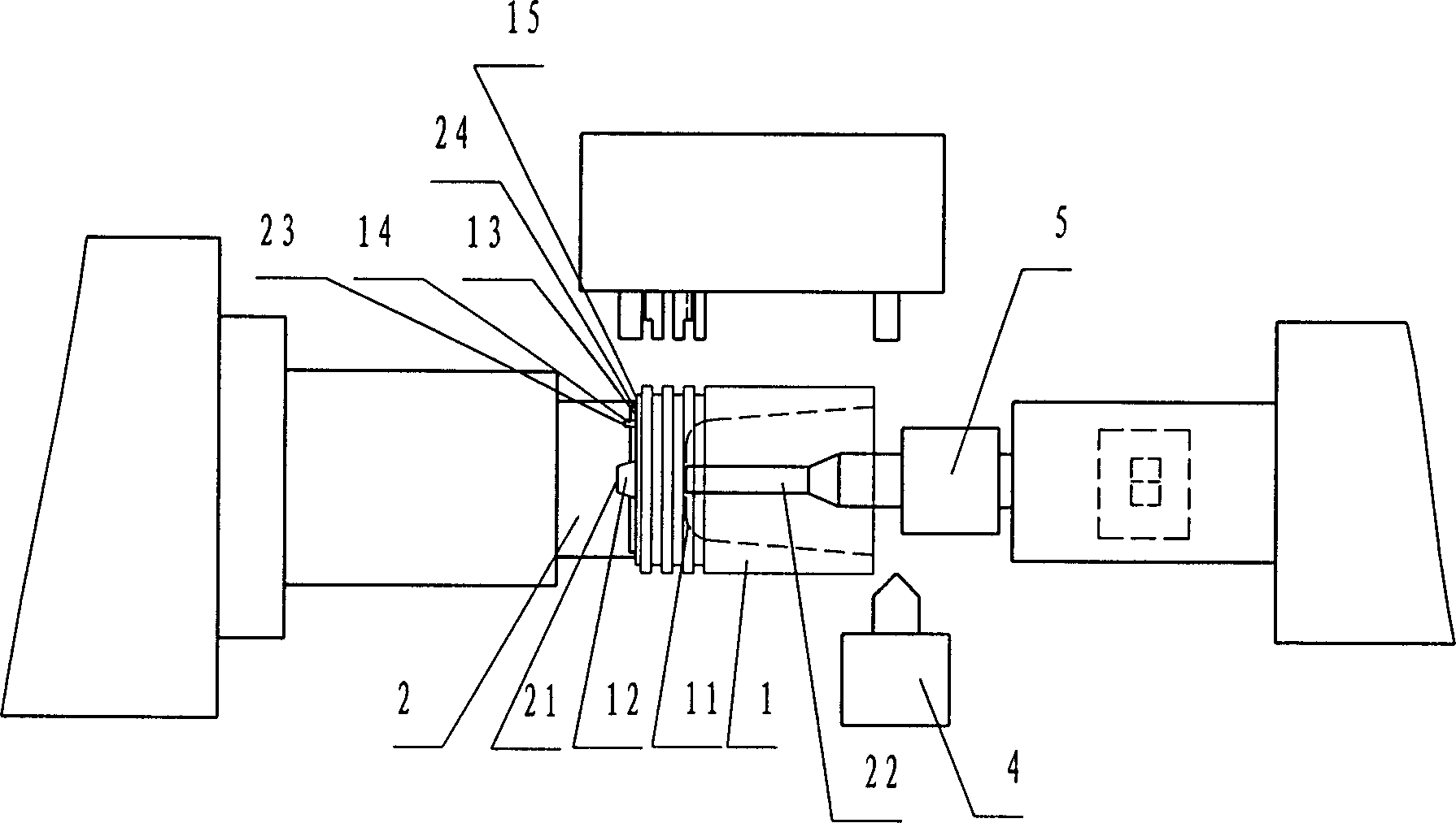 Positioning and clamping method for processing piston and processing technique