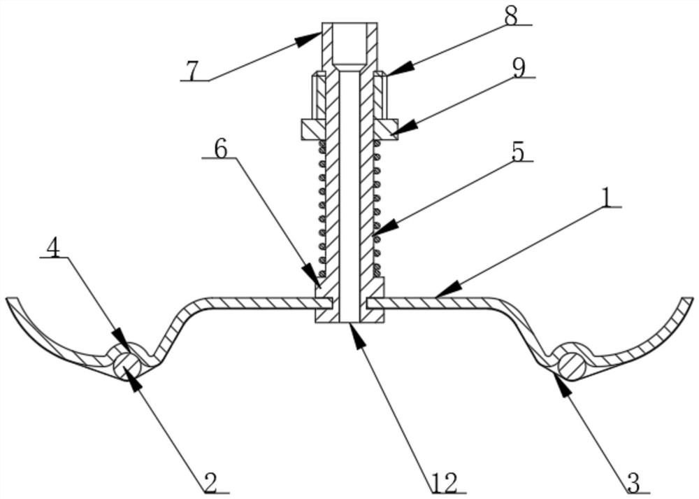 Suction cup capable of moving and climbing over obstacles