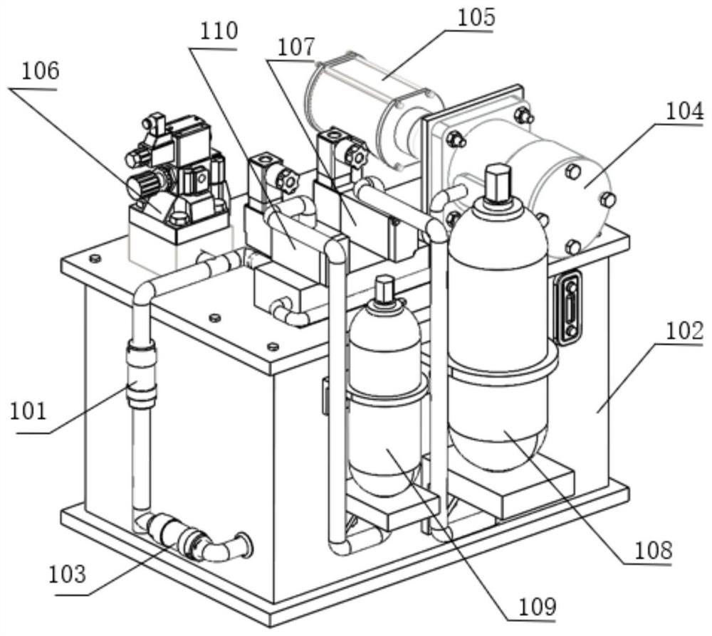 A hydraulically driven staggered deceleration belt power generation equipment