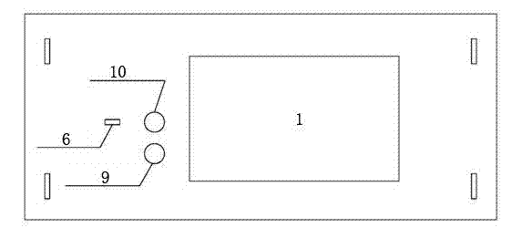 Heating protective structure for gas insulated transformer in low-temperature environment