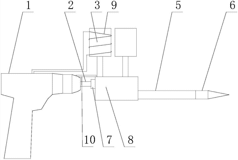 Handheld double-component high-pressure glue-injection machine