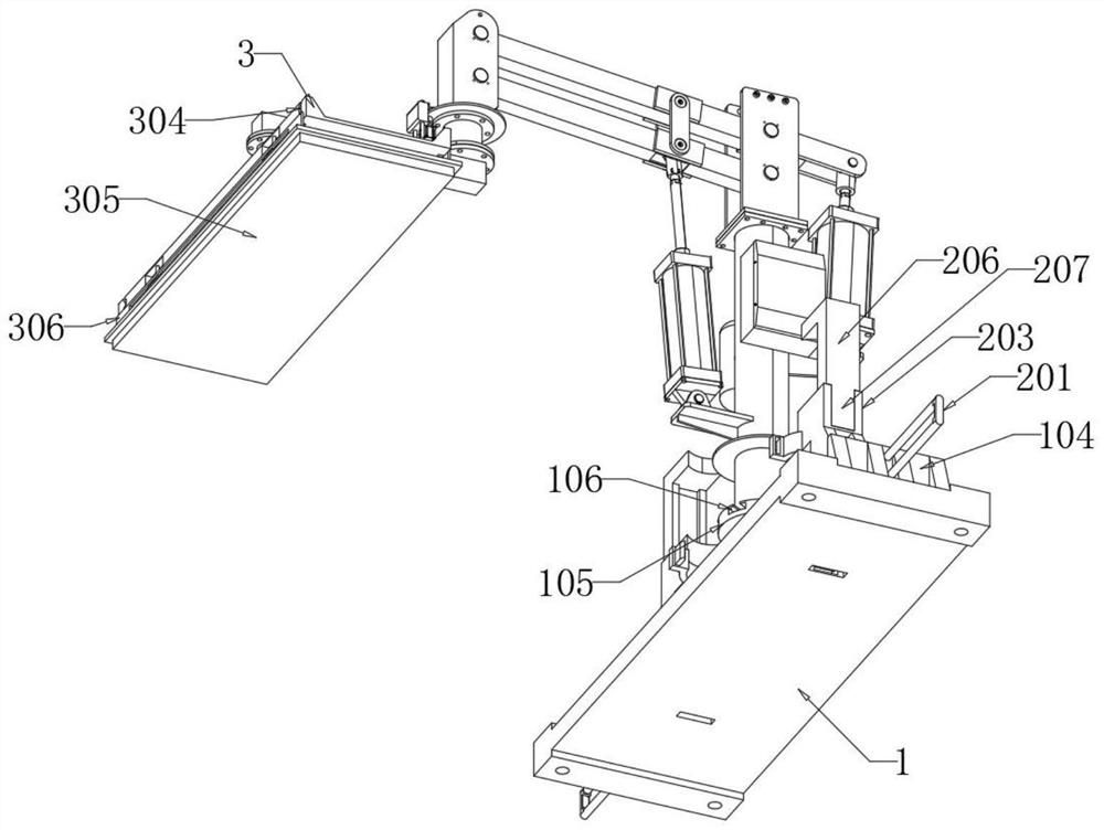 Mechanical arm type cleaning device for photovoltaic power station