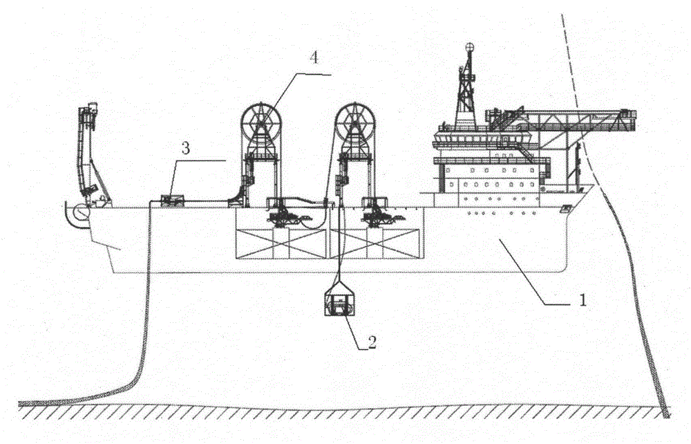 Method for dynamically monitoring power cable in real time by three-synchronization underwater robot