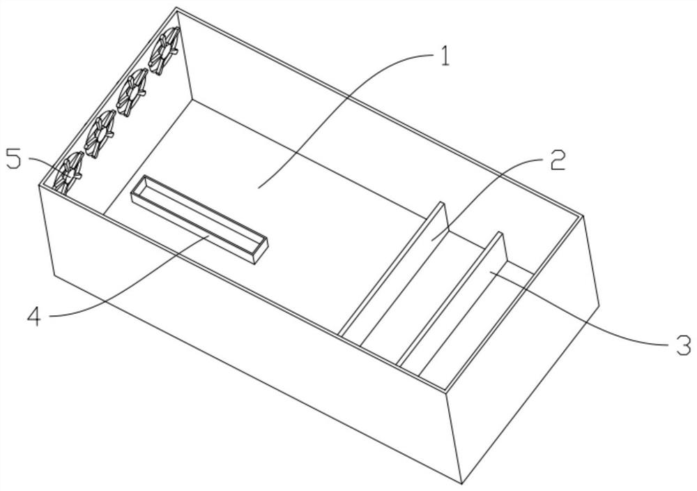 Simulation measurement device for freezing and thawing wind erosion of land