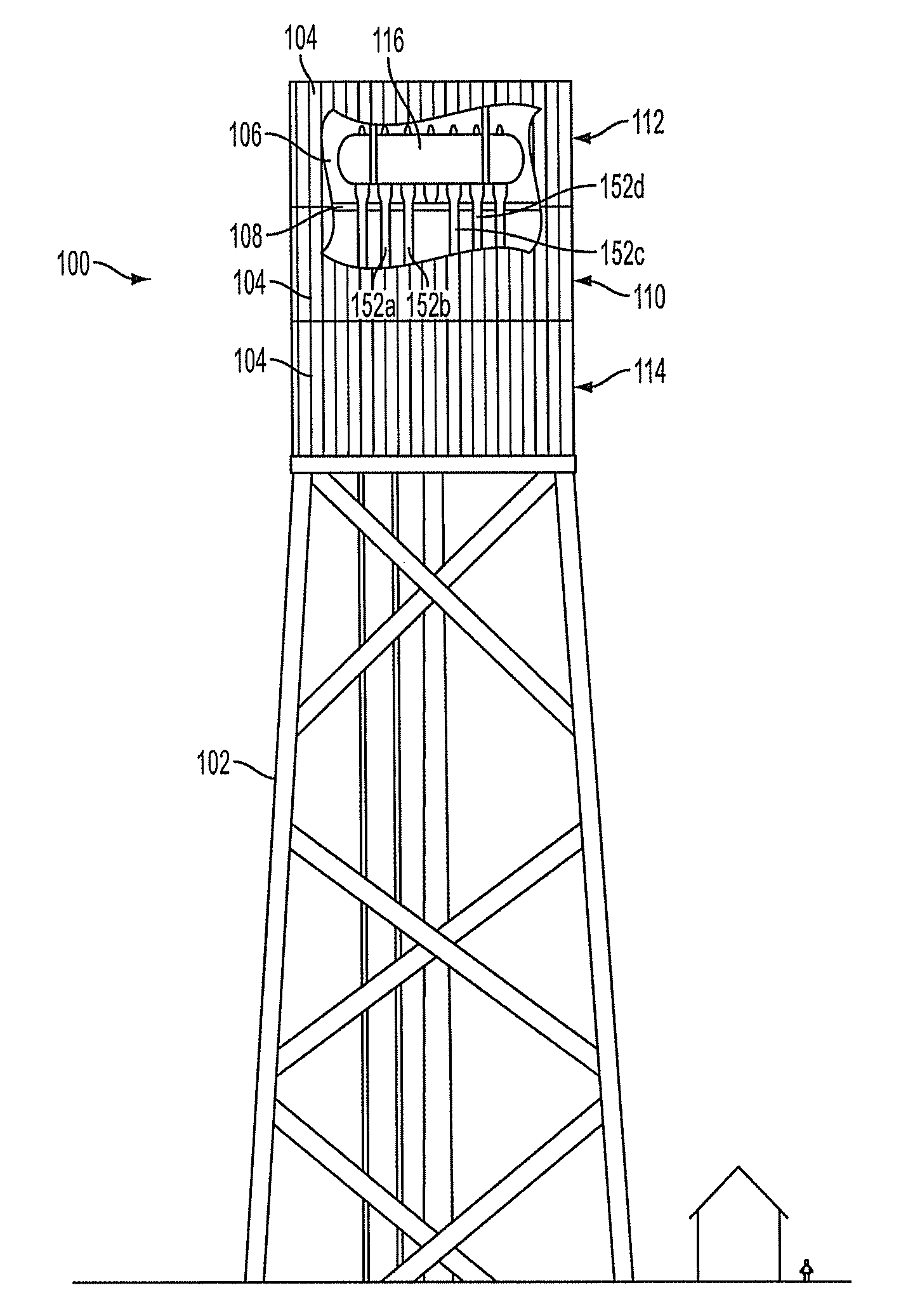 Piping, header, and tubing arrangements for solar boilers