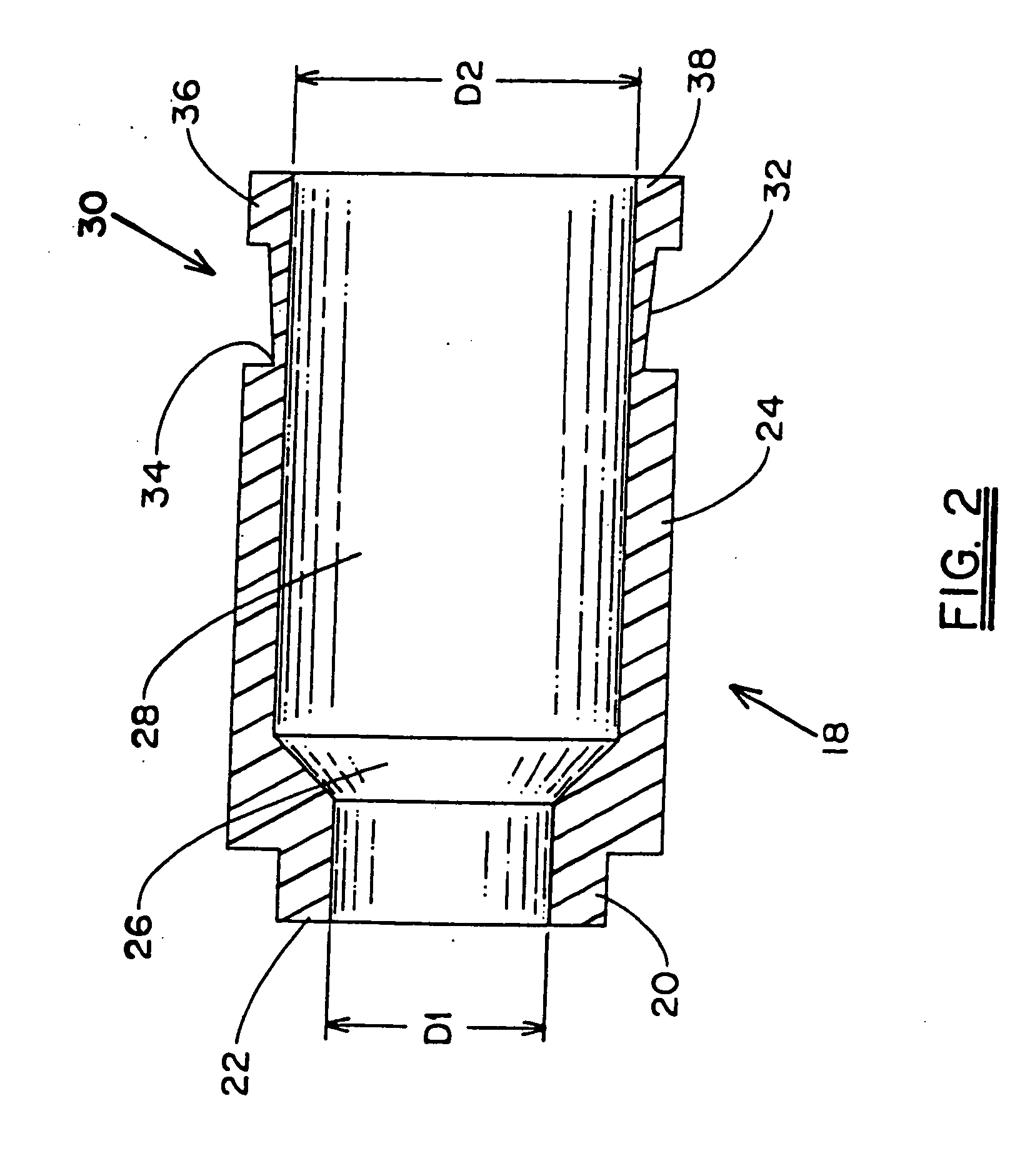 Compression connector for coaxial cable and method of installation