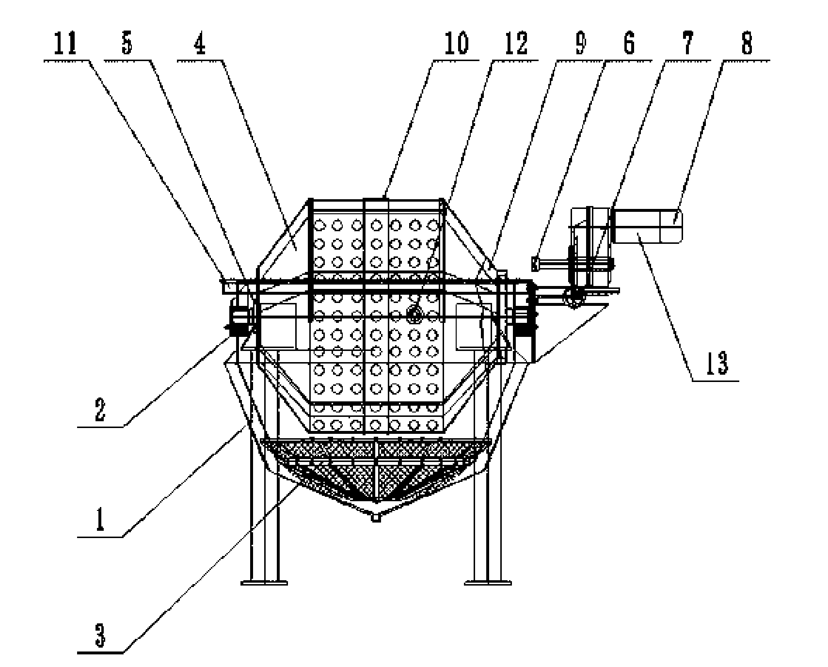 Steam marinating pot provided with drum-type food cage