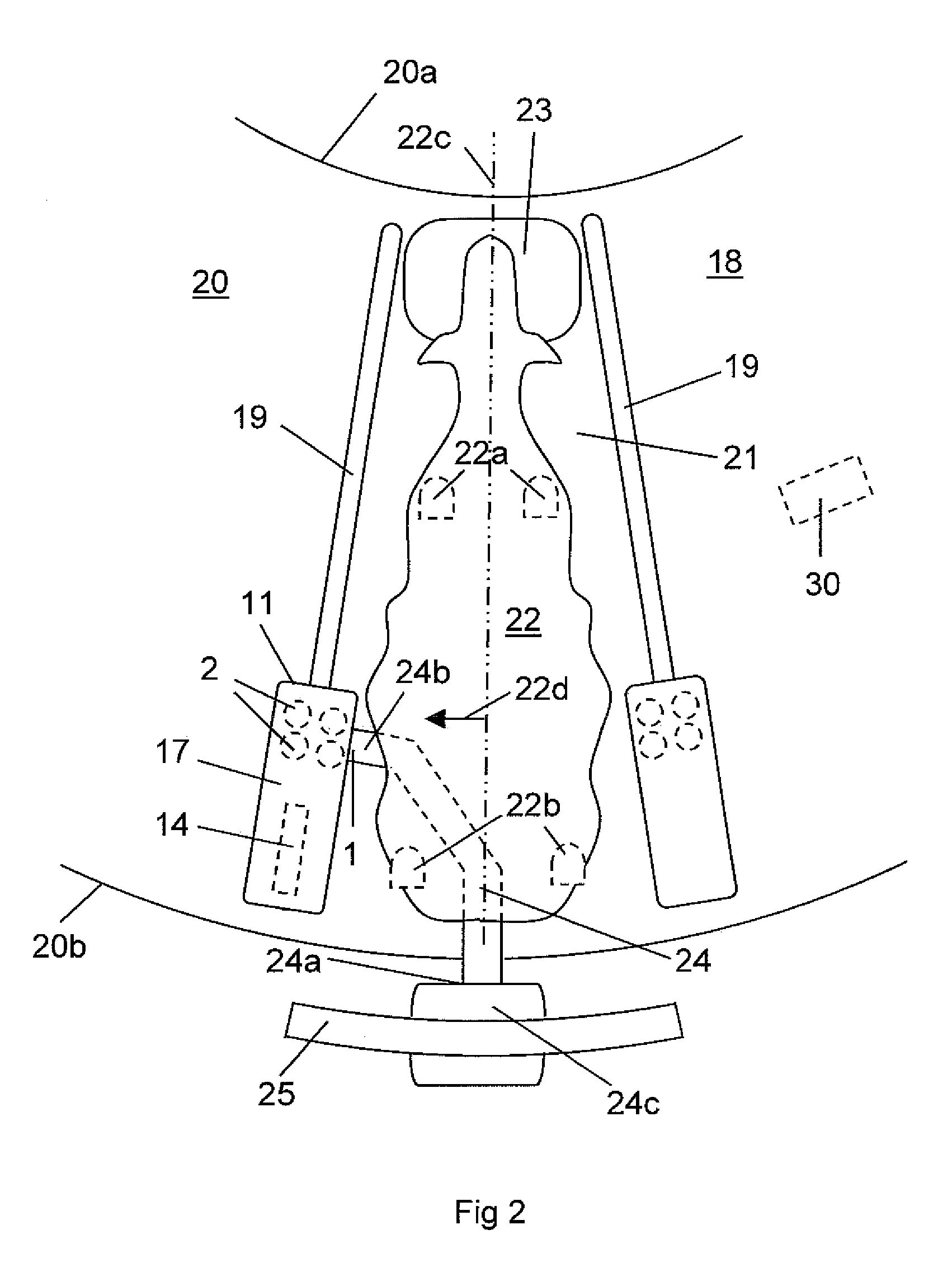 Rotary parlour for automatic milking of animals and a method for attaching teat cups to milking animals on a rotary platform