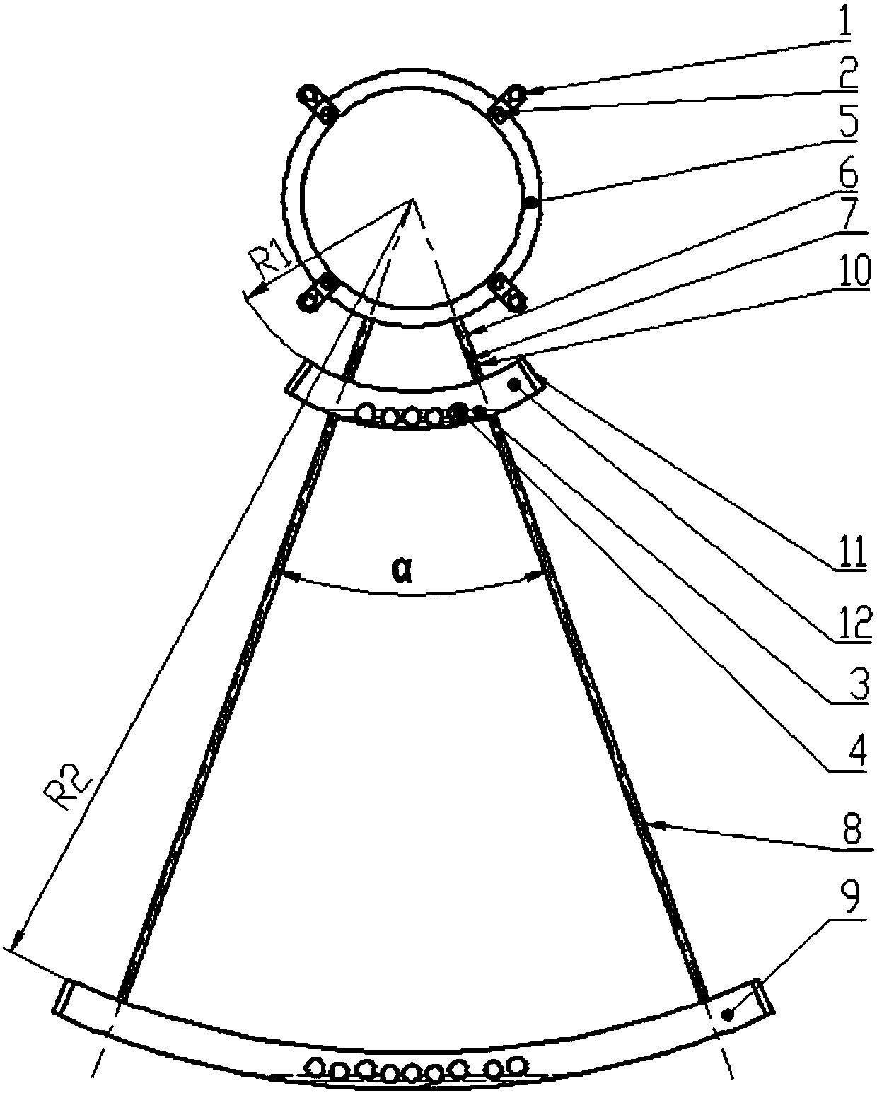 A double-swing anti-dancing device for overhead transmission lines and its application method