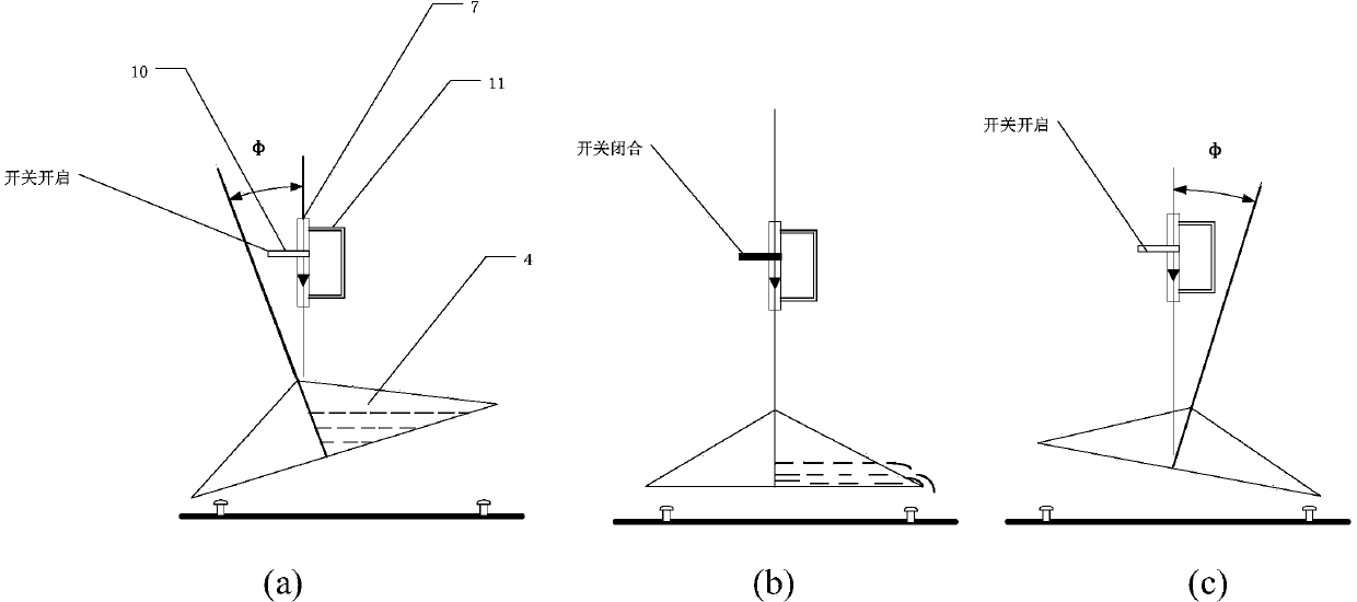 Device for improving measurement accuracy and measurement reliability of single-tipping-bucket rain gauge and use method for same