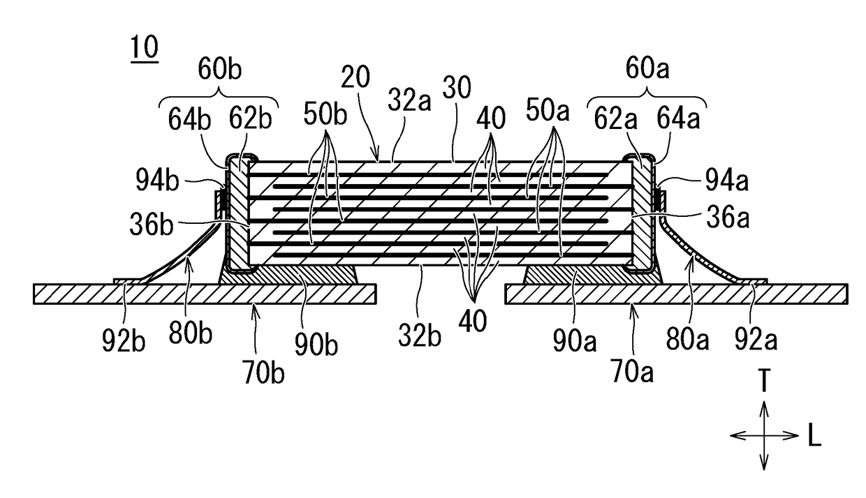 Ceramic electronic component and mounting structure of the same