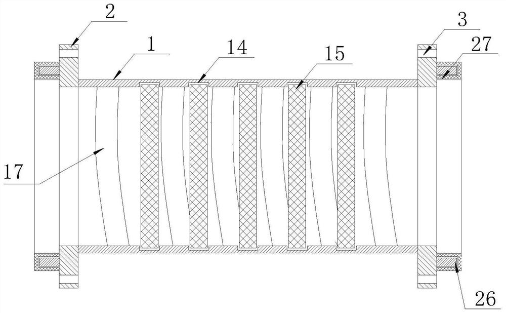 A filter device for pipeline transportation in water conservancy projects