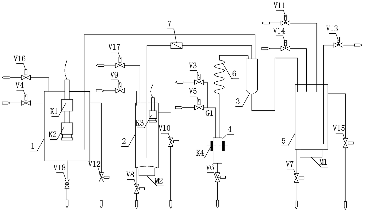 A constant volume proportional dilution device and method