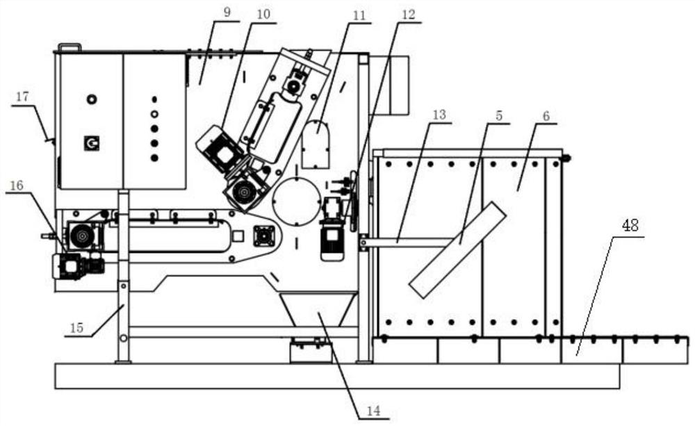 Feed conversion efficiency measuring device for mutton sheep