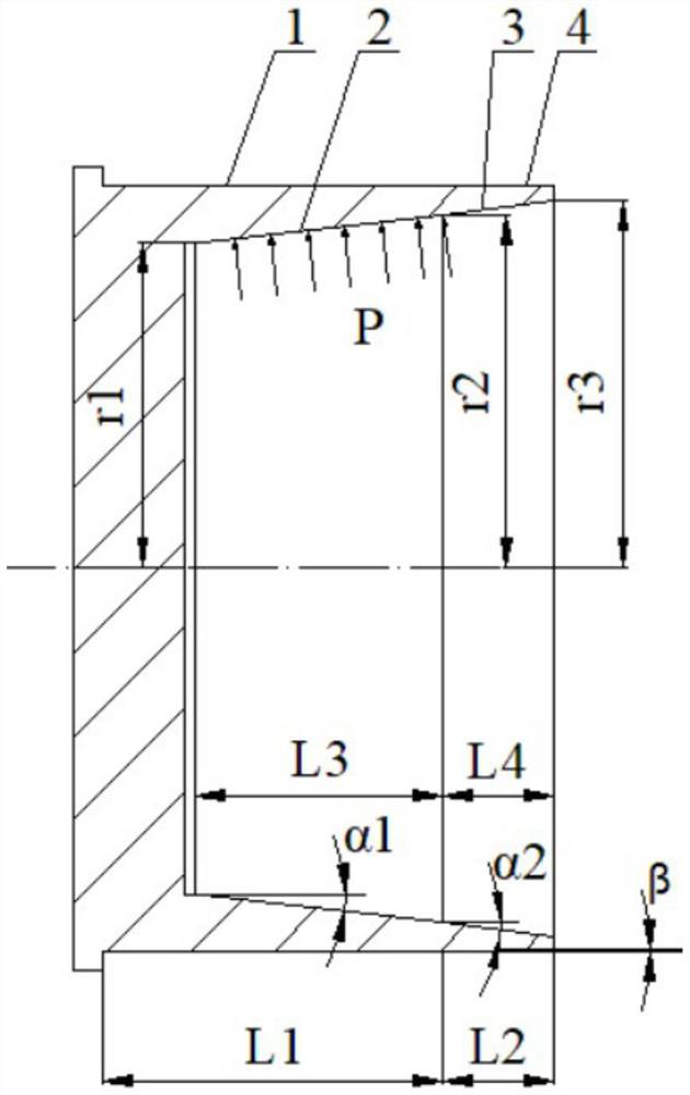 Taper sleeve for coal mining machine and taper sleeve pin shaft assembly