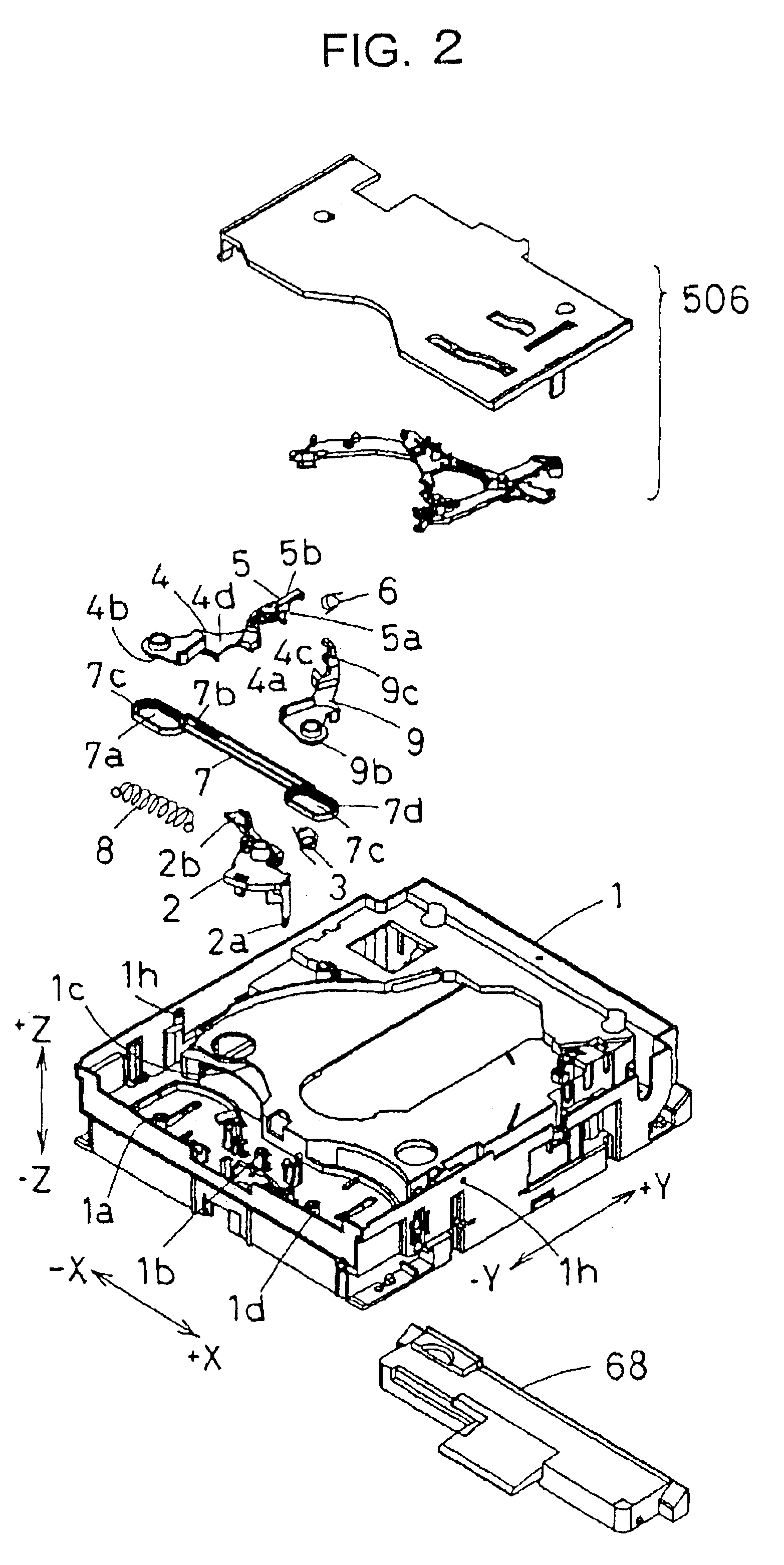 Disk loading apparatus in recording and reproducing apparatus