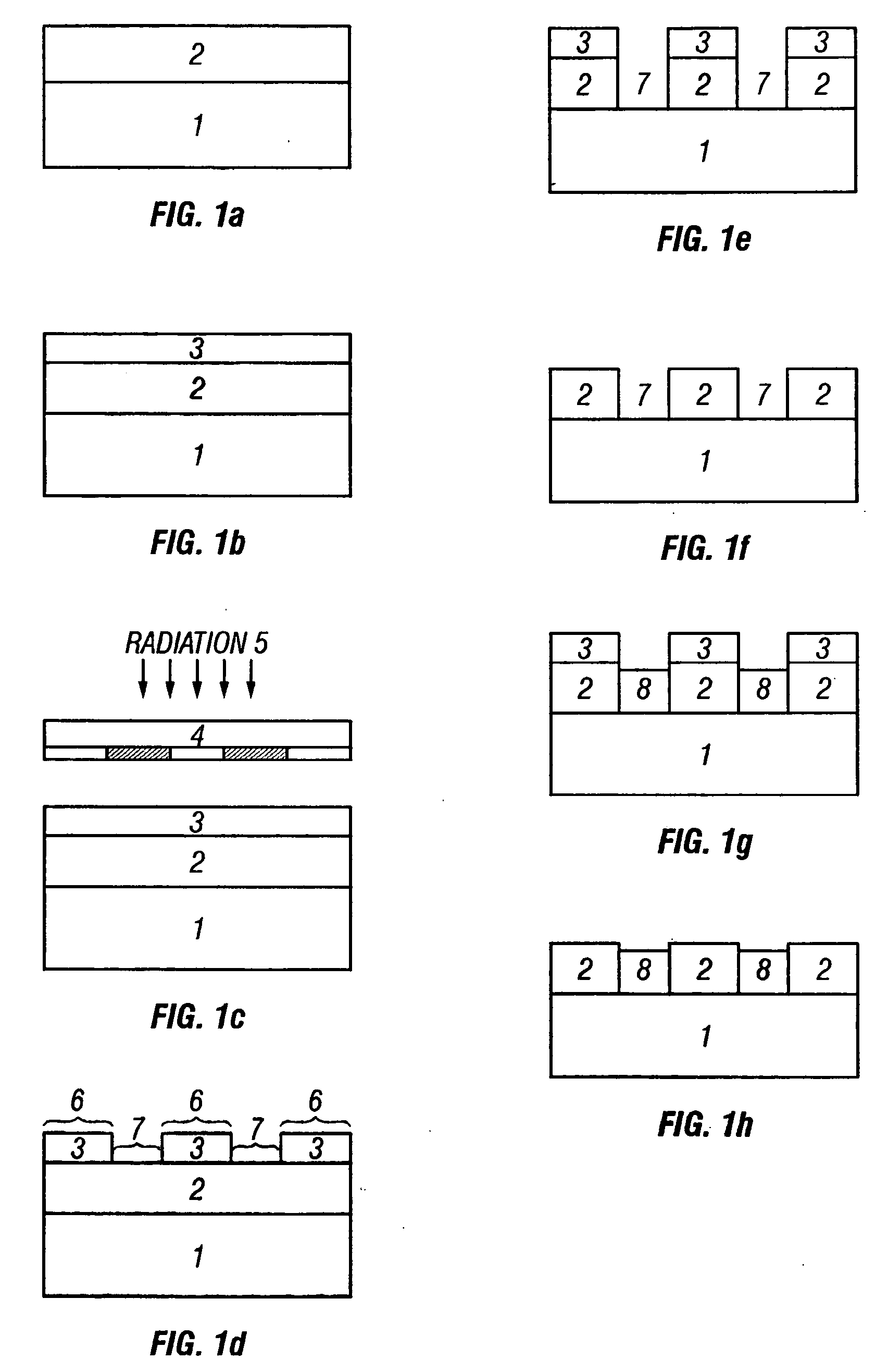 Periodic patterns and technique to control misalignment between two layers