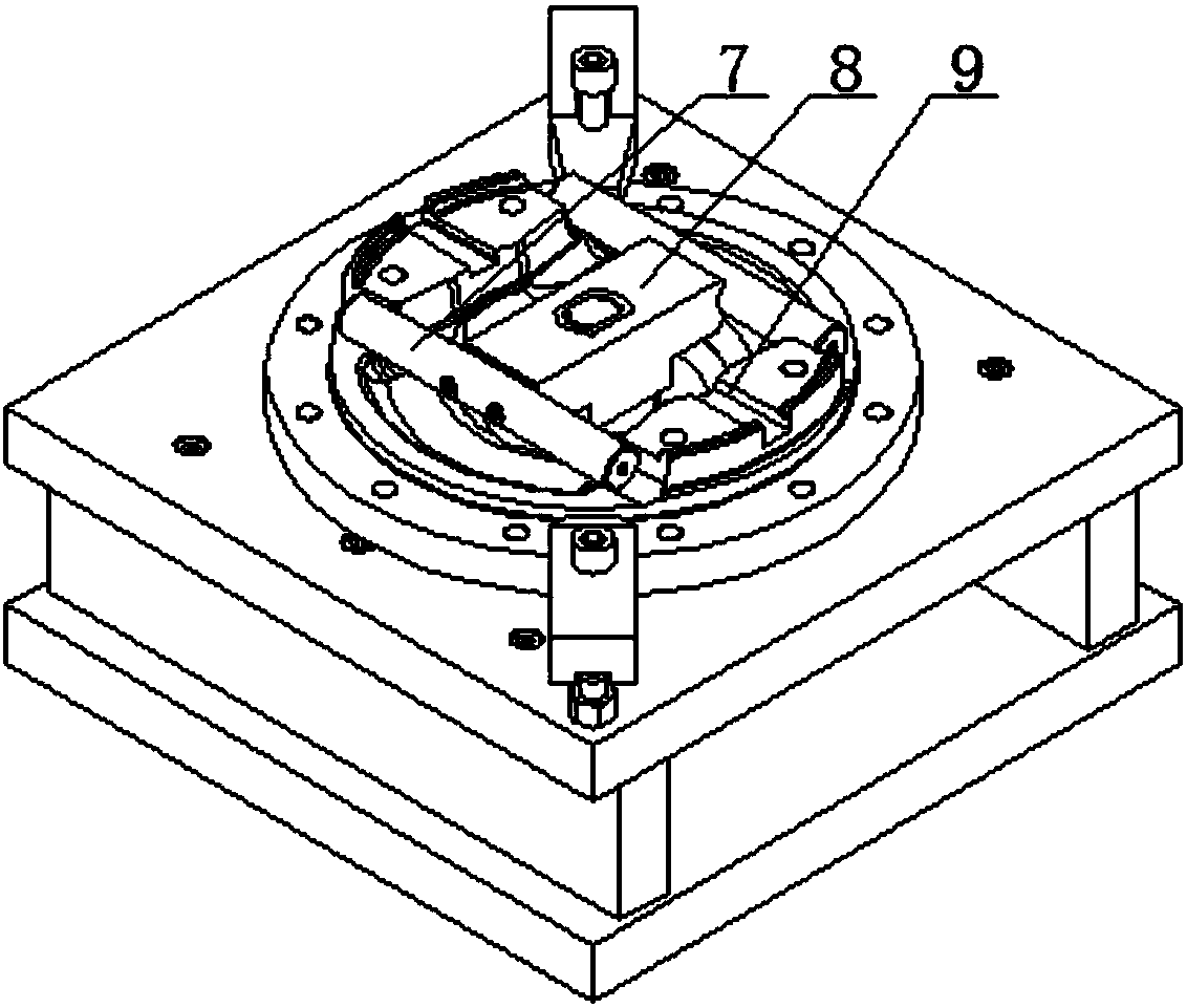 Multi-procedure machining positioning and installing equipment for machining center