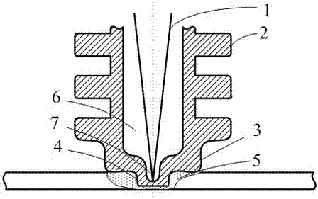 Laser friction stir welding method and device thereof