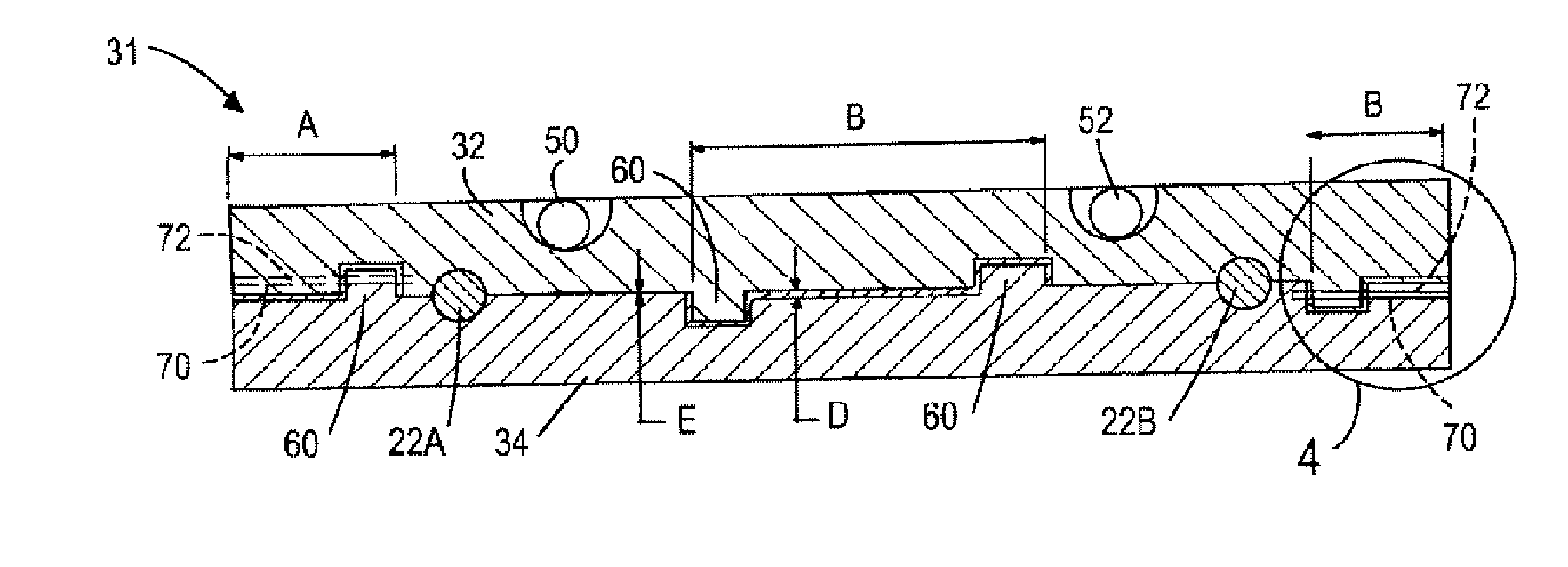 Laminant hot runner manifold