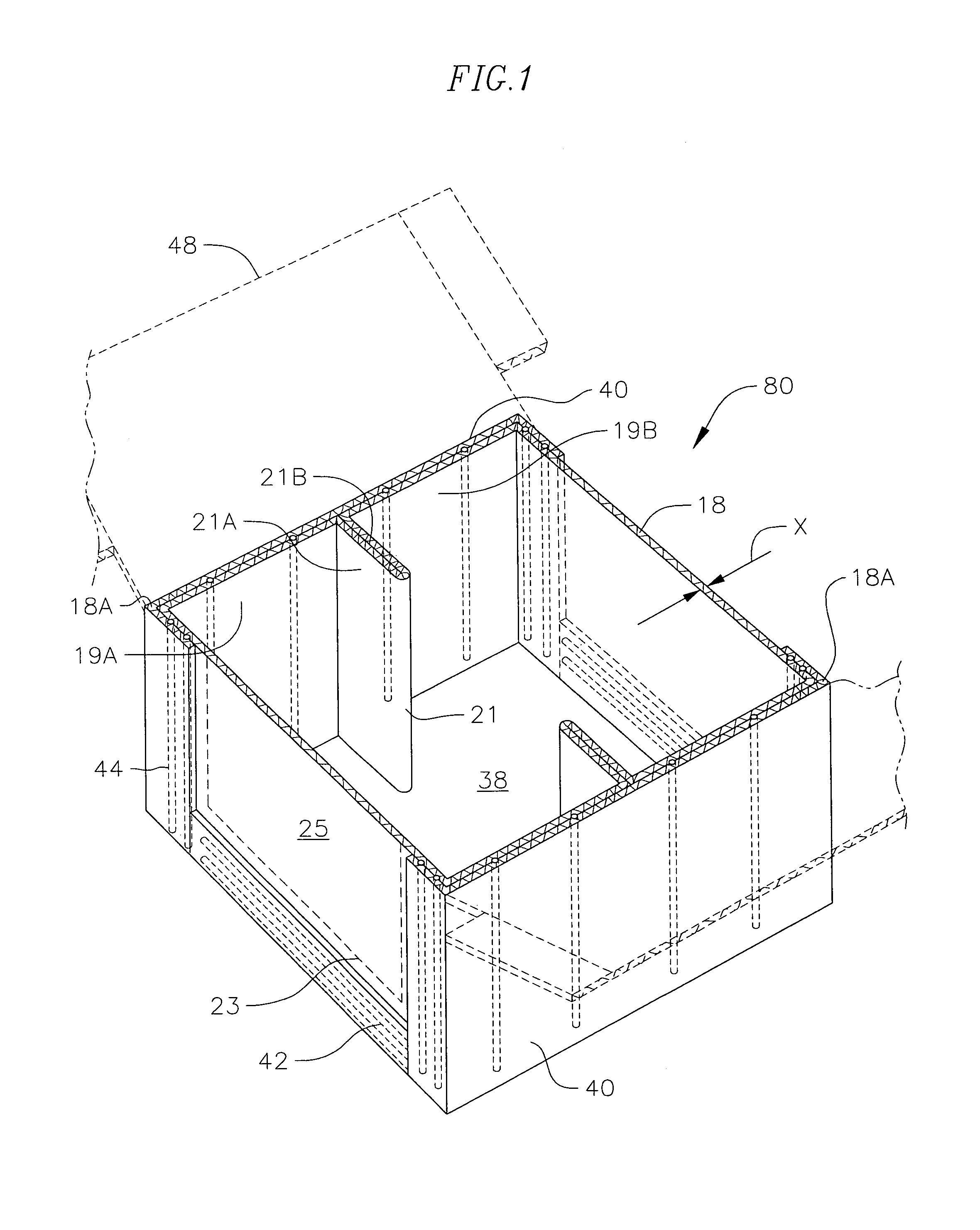 Shipping container and method of manufacturing same