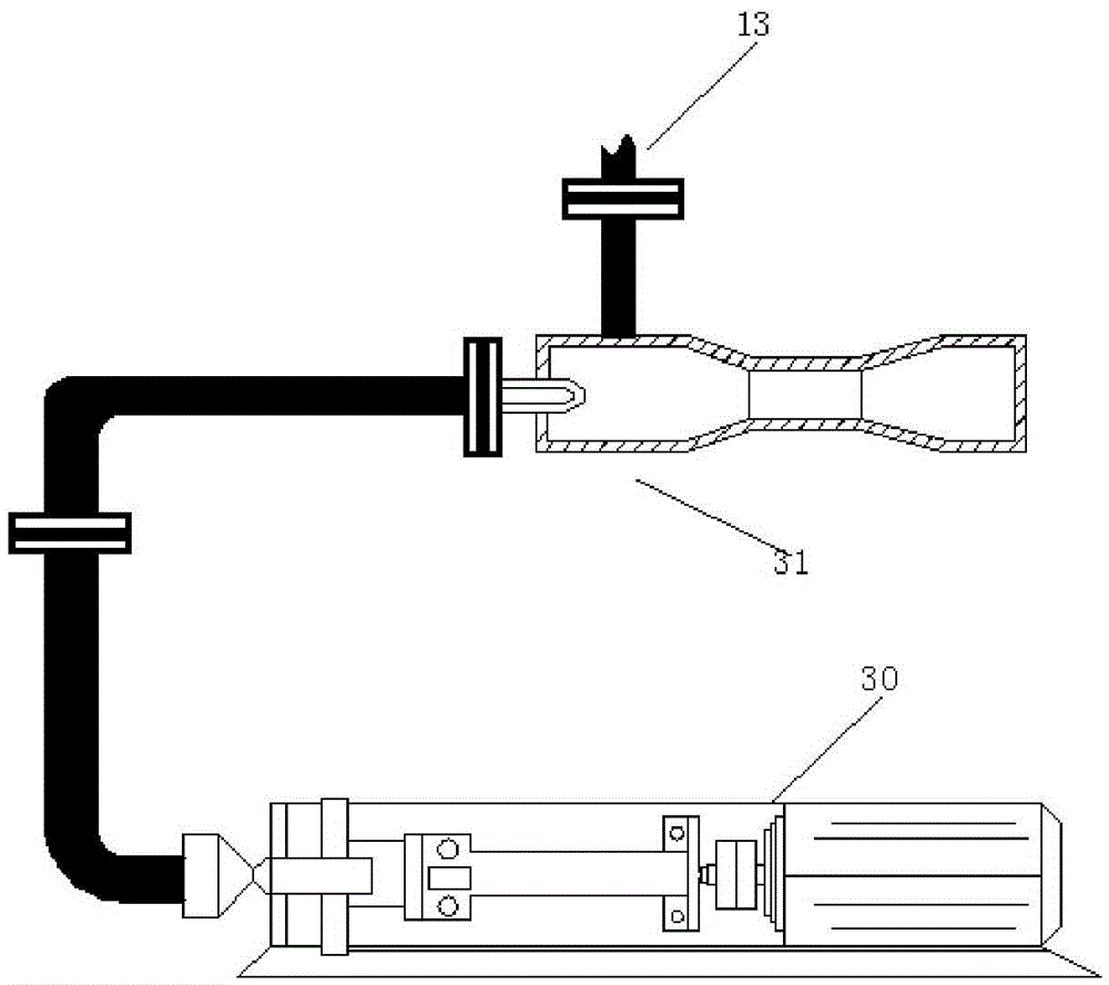 Rapid thermal excitation extraction device for natural gas hydrate