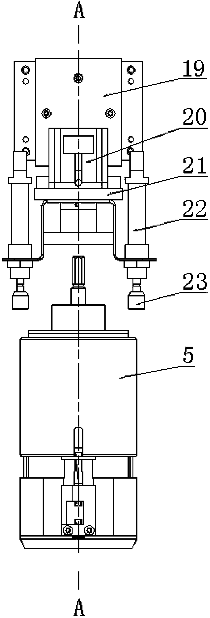 Full automatic printing gob feeder