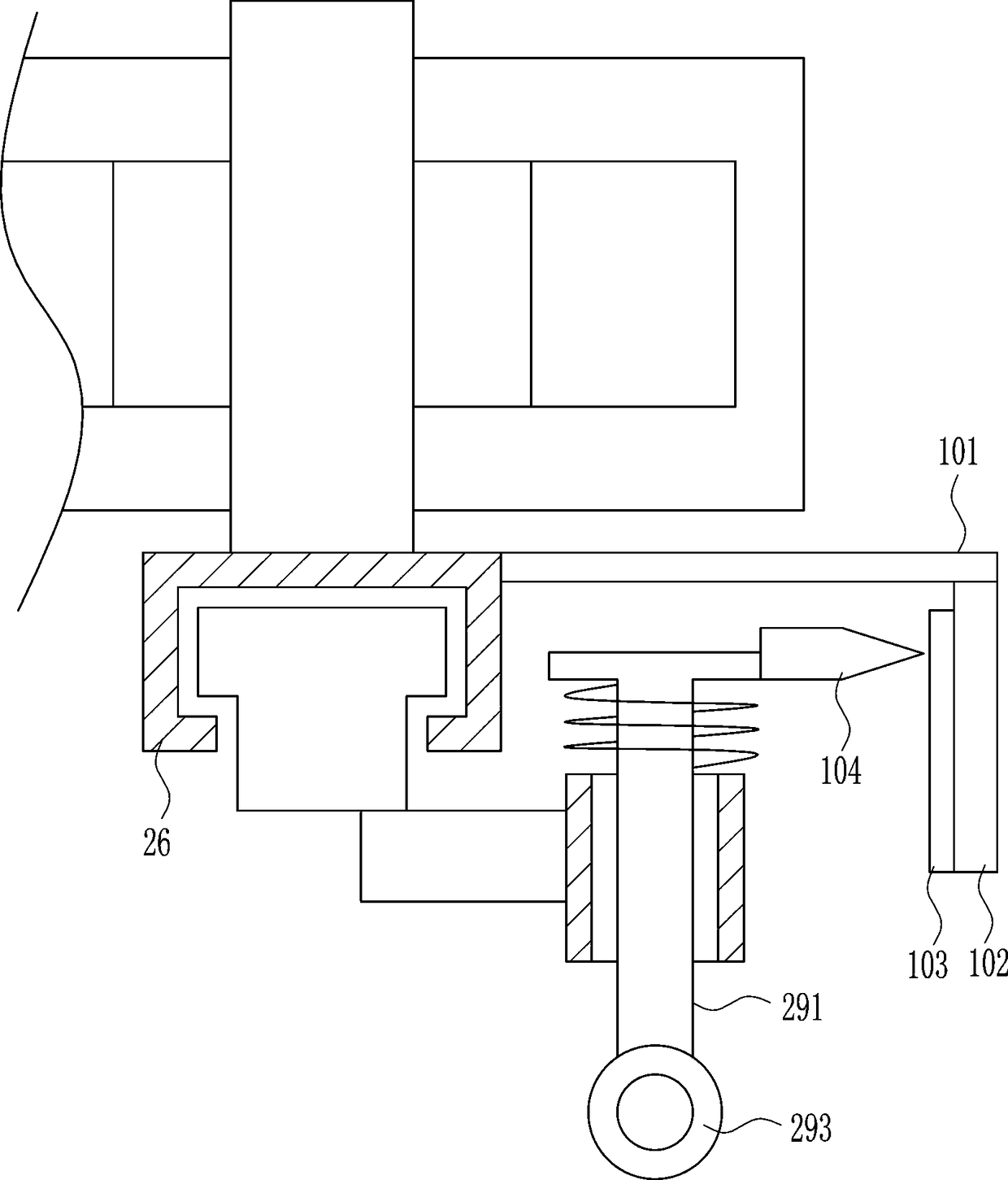 Relative height detecting device for laying quality of municipal building tiles