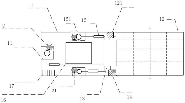 Vehicle-mounted wireless charging device of unmanned aerial vehicle and vehicle-mounted unmanned aerial vehicle system