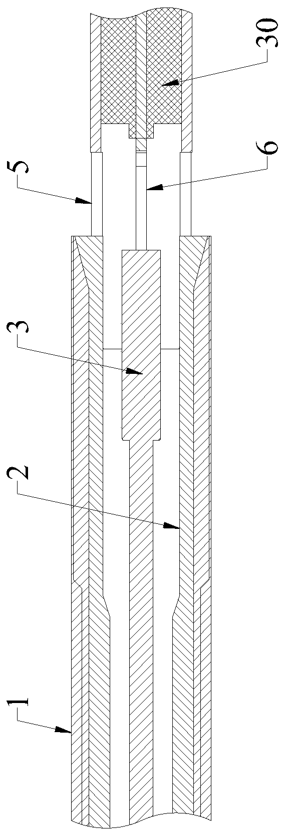 High-fault-tolerance radio-frequency coaxial connector and assembly