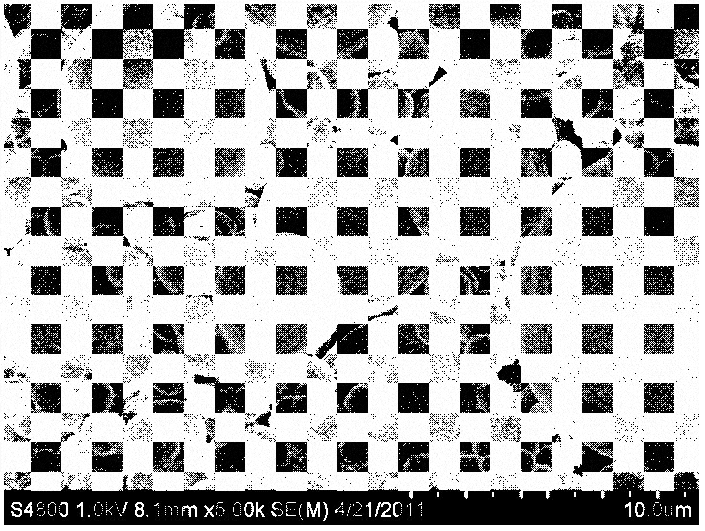 Method for synthesizing melamine urea formaldehyde resin microsphere