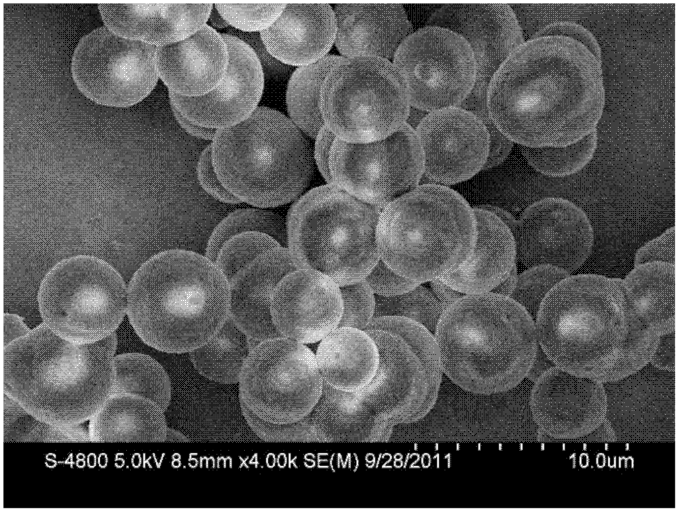 Method for synthesizing melamine urea formaldehyde resin microsphere