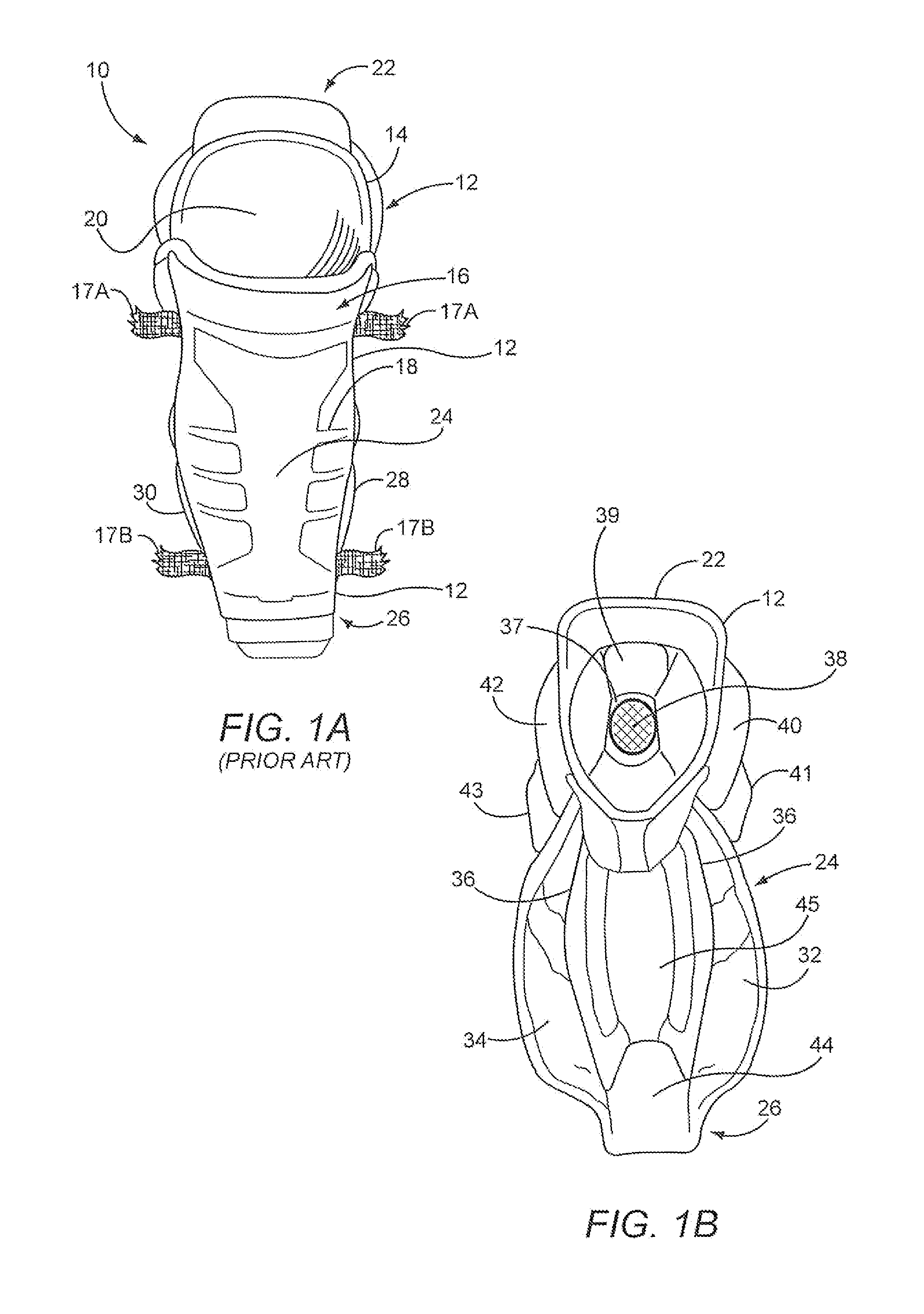 Protective sports equipment and methods of making same