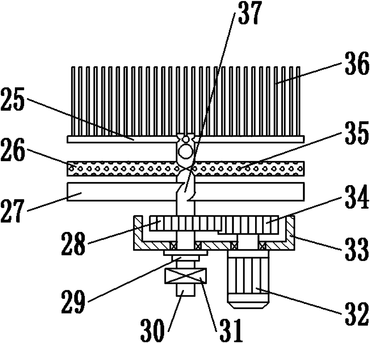 Chemical material extrusion dehydration and drying integration equipment