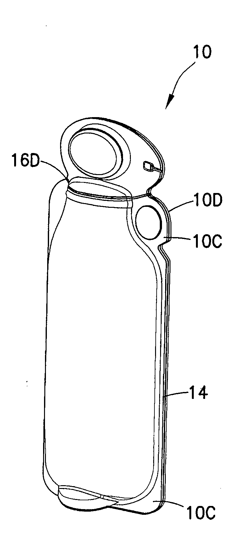 Environmentally friendly liquid container and method of manufacture