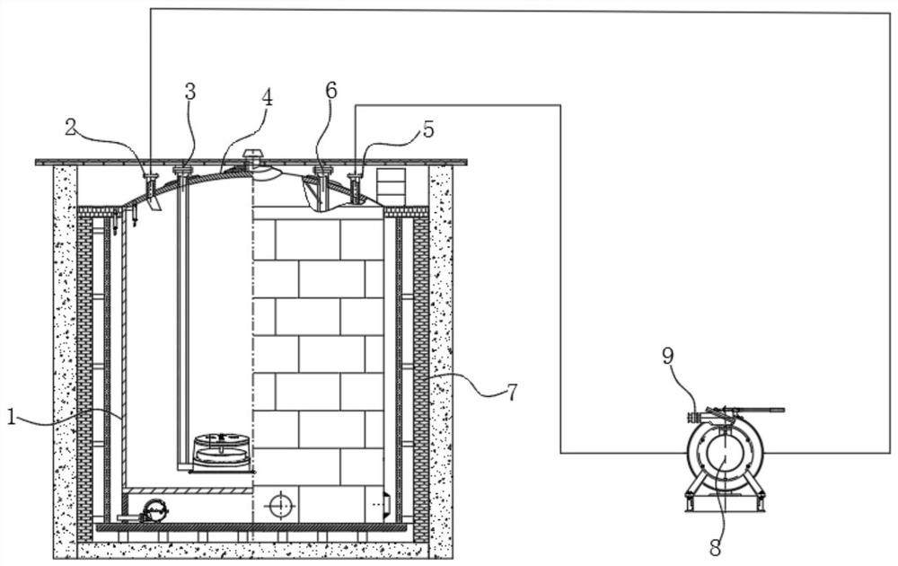 Fused salt storage tank for solar photo-thermal power generation