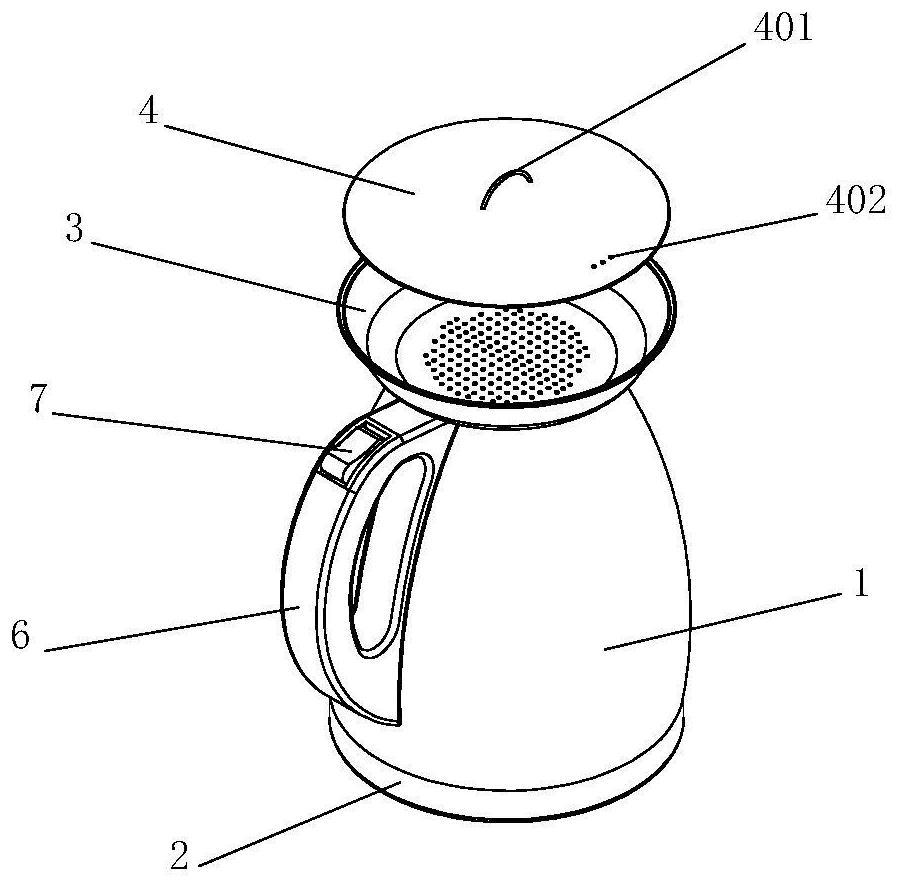 Multifunctional portable hot water kettle